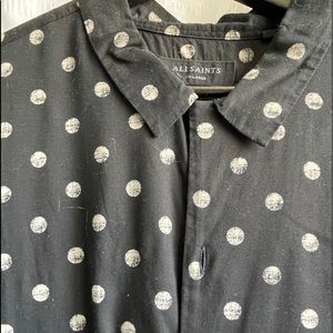 All Saints button up shirt